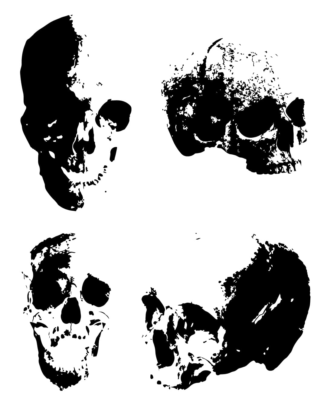 Skulls flash sheet II